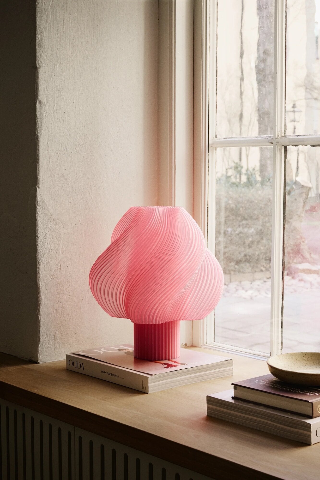 Soft Serve bordlampe, H34 cm - Peach